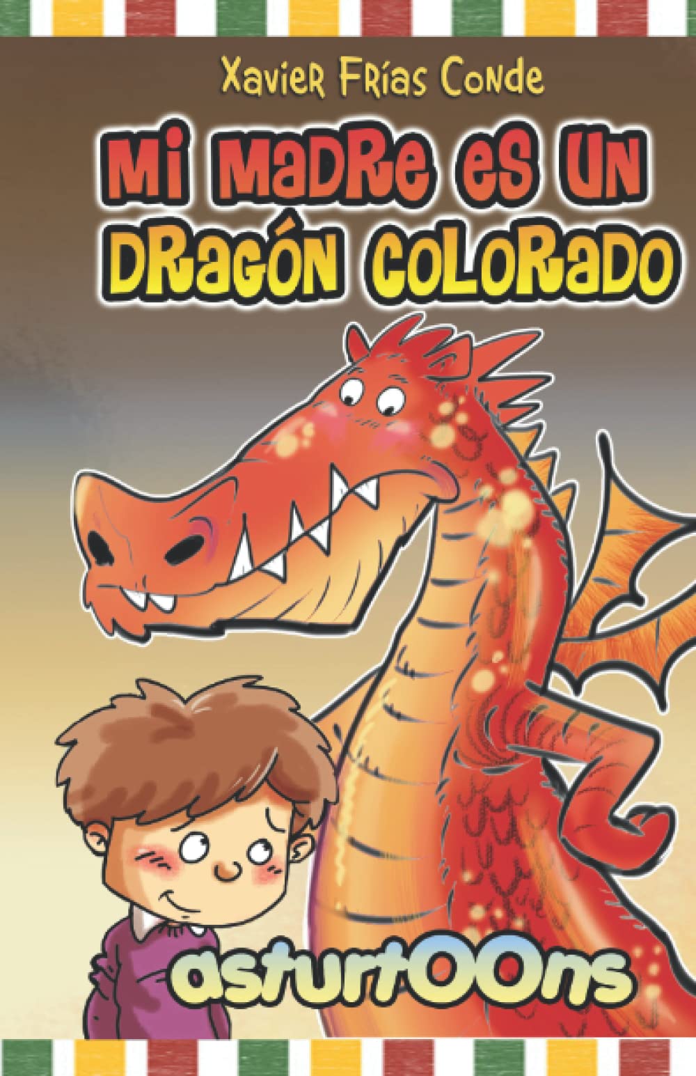 Mi madre es un dragón colorado book