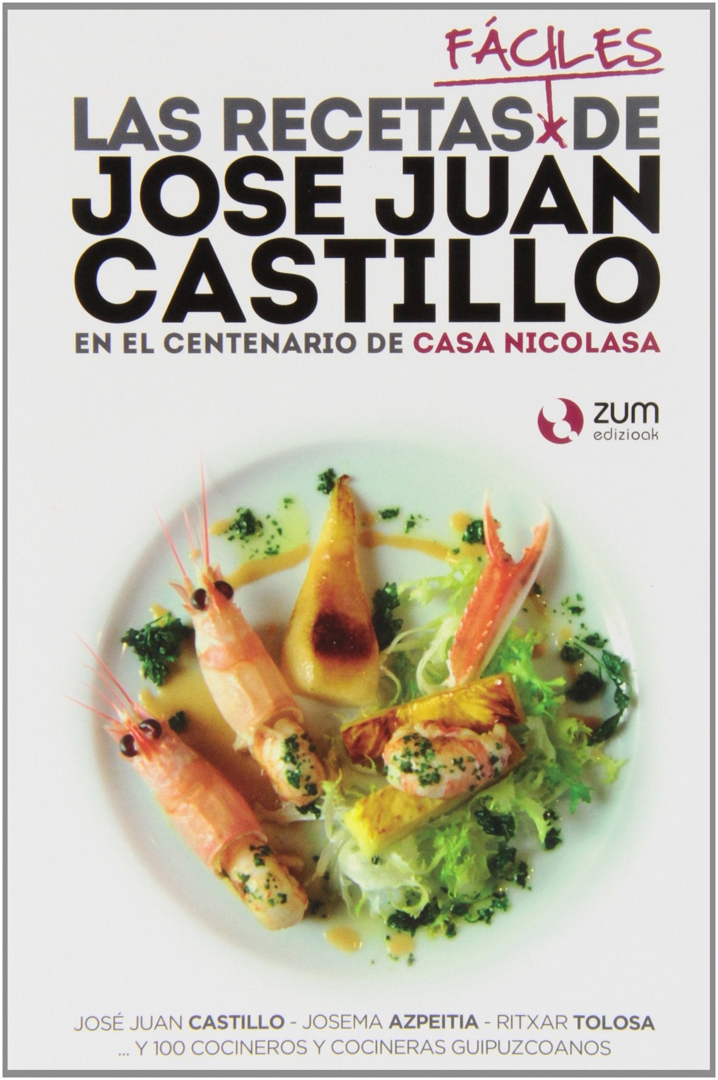Recetas faciles José Juan Castillo, las - en el centenario de la casa nicolasa book