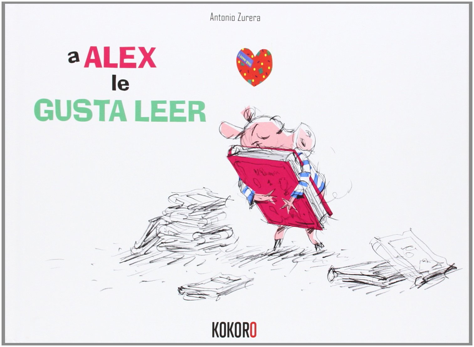 El gato y la luna. A Alex le gusta leer book