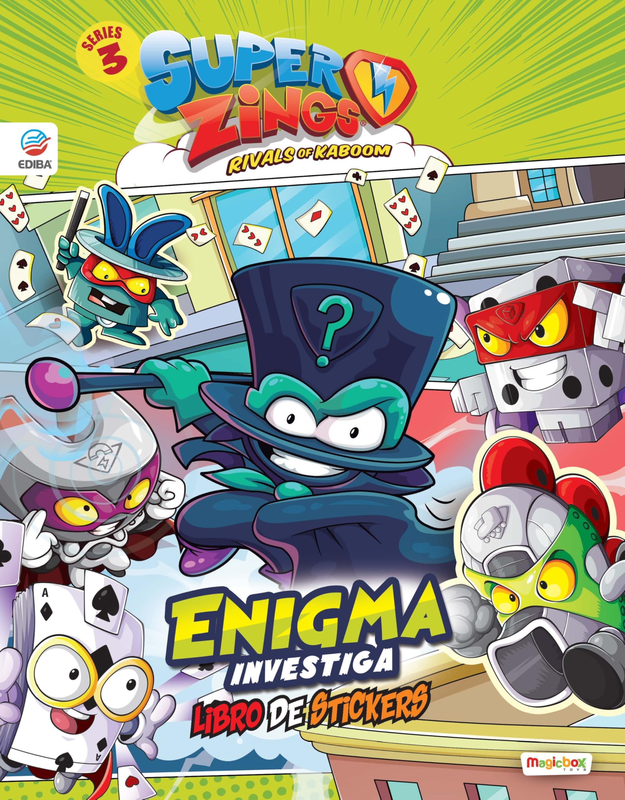 Libro de Stickers Superzings Series 3 - España book