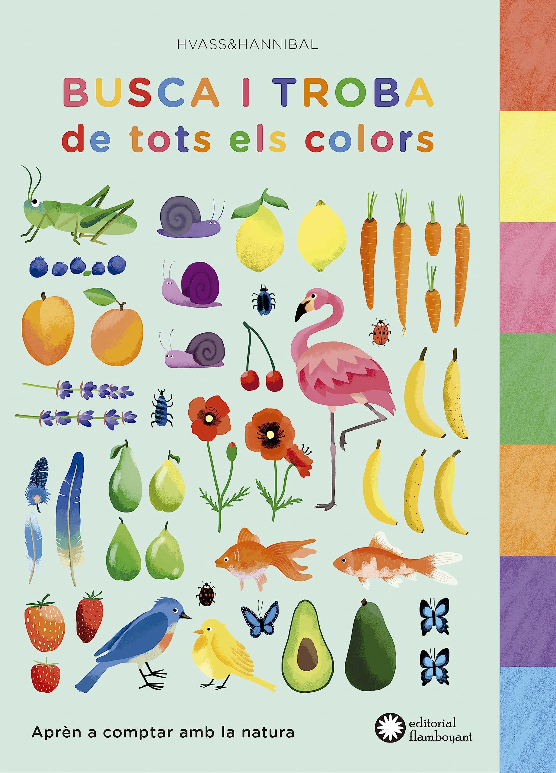 Busca i troba de tots els colors: Aprèn a comptar amb la natura book