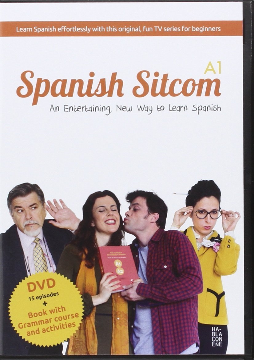 Spanish Sitcom A1: Nivel A1 DVD + Book Foreign Languages ​​& Dictionaries