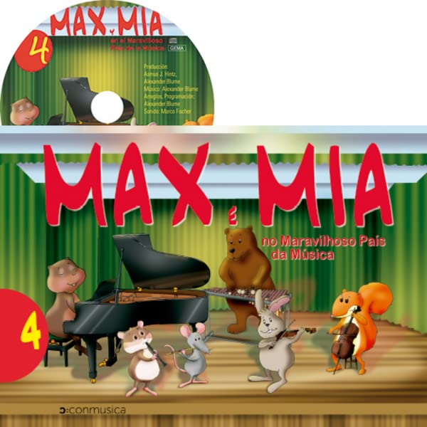 Max e Mia no Maravilhoso País da Música Books