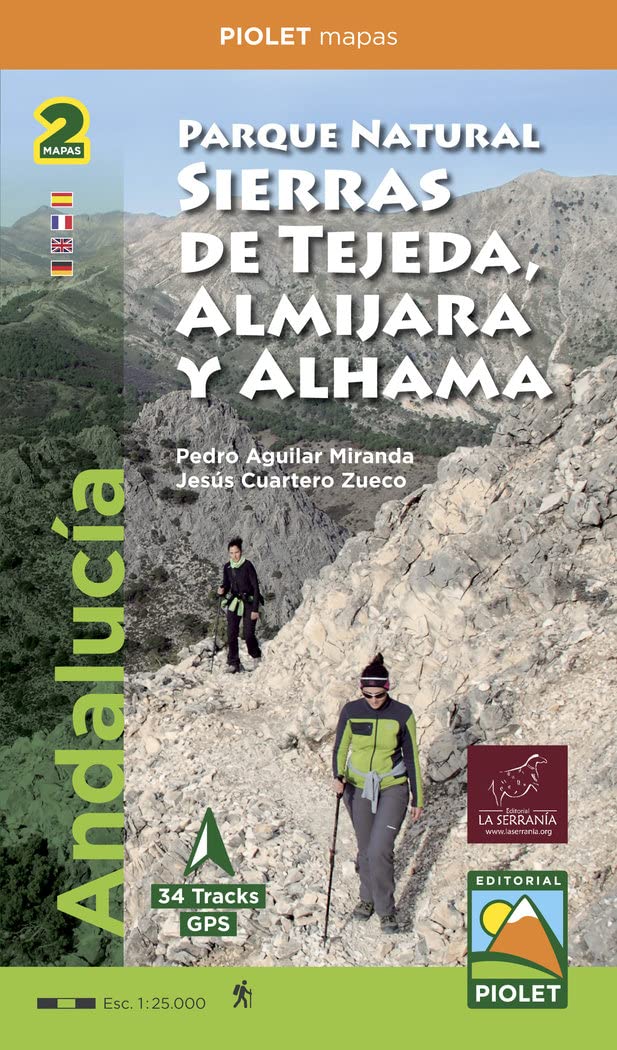 Parque Natural Sierras de Tejeda, Almijara y Alhama : Andalucía. Escala 1:25.000 Geology & Geography