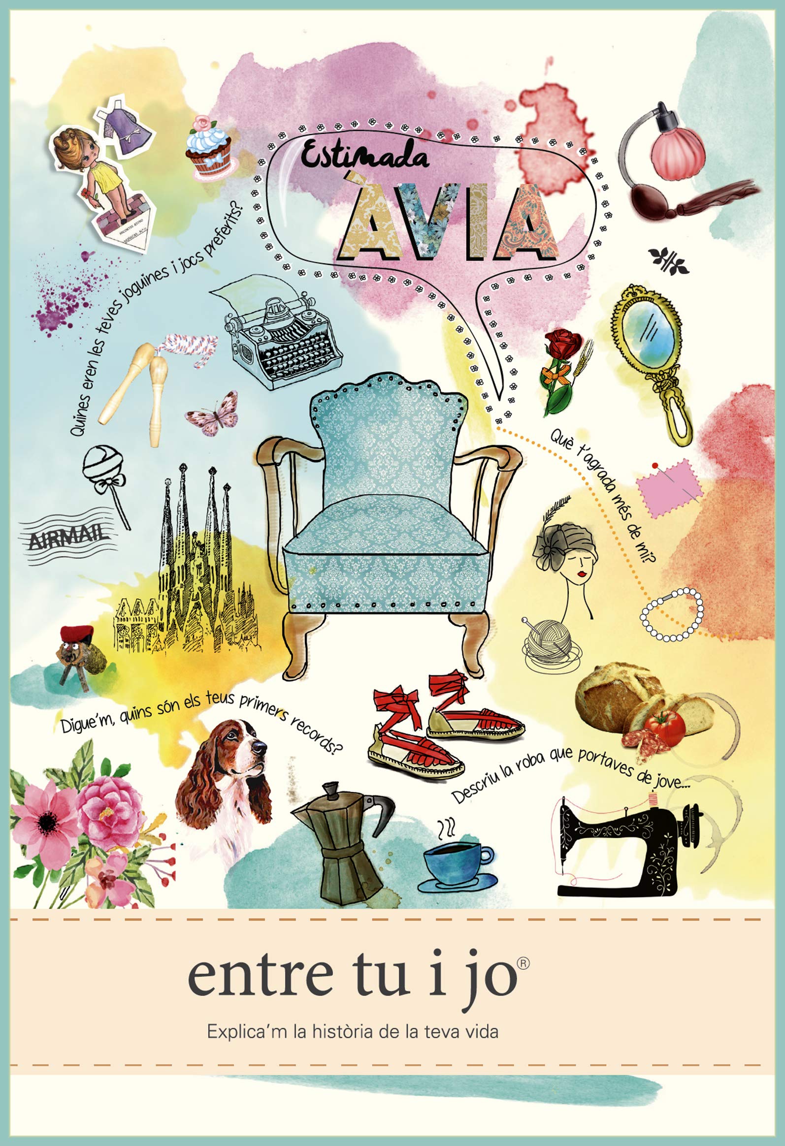 Estimada àvia - entre tu i jo: Explica'm la historia de la teva vida book