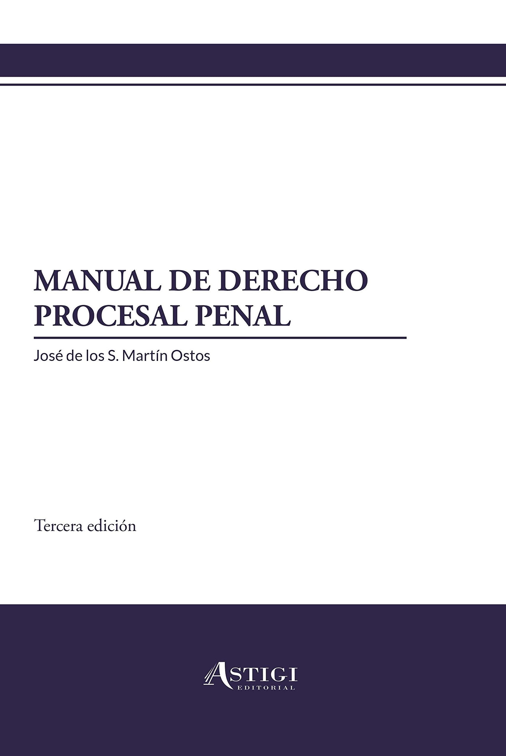 Manual de Derecho Procesal Penal book