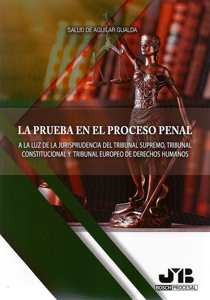 La prueba en el proceso penal : a la luz de la jurisprudencia del Tribunal Supremo, Tribunal Constitucional y Tribunal Europeo de Derechos Humanos (Colección Procesal J.M. Bosch Editor, Band 54) Law