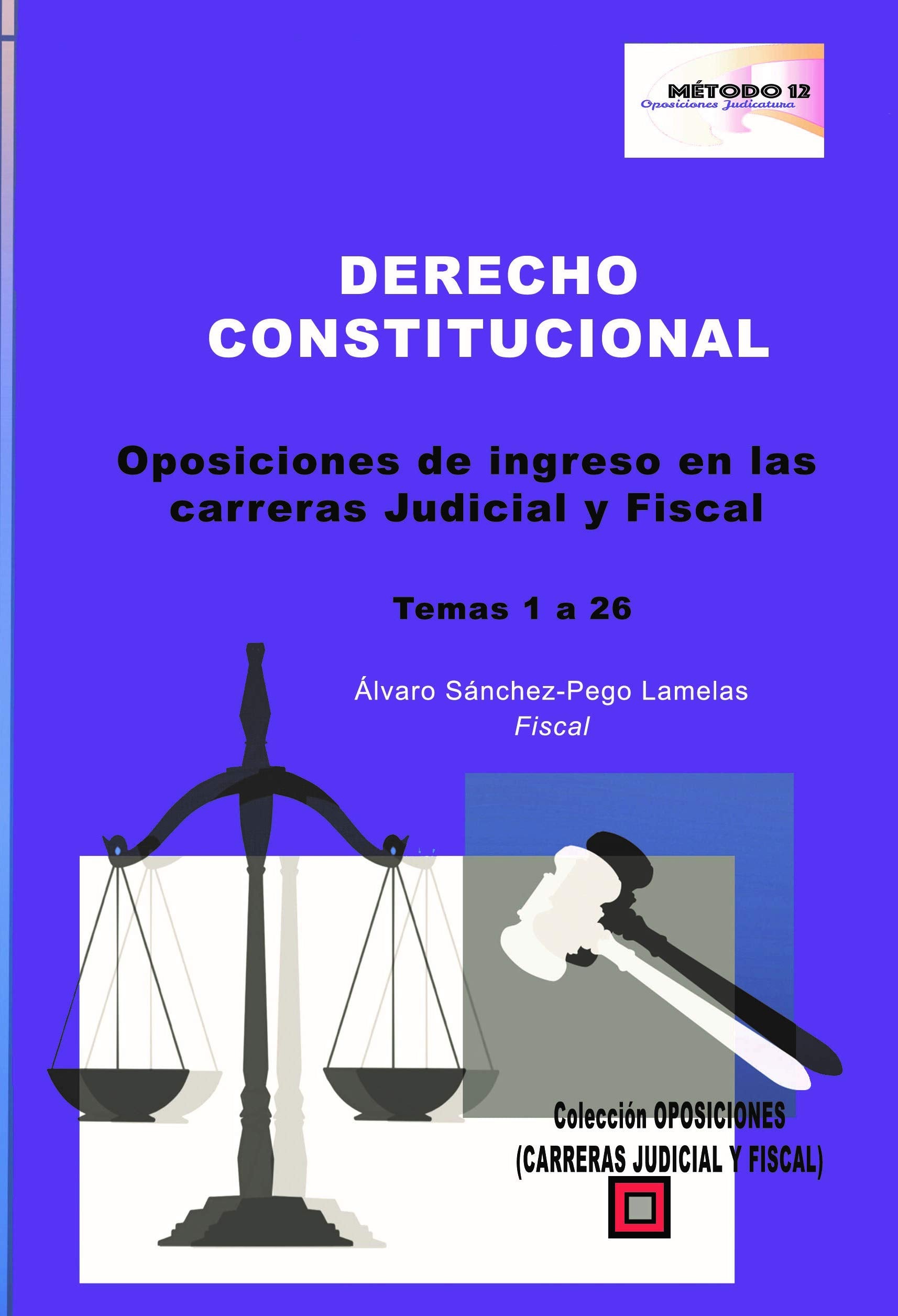 DERECHO CONSTITUCIONAL.: OPOSICIONES A LA CARRERA JUDICIAL Y FISCAL. TEMAS 1 A 26. Books