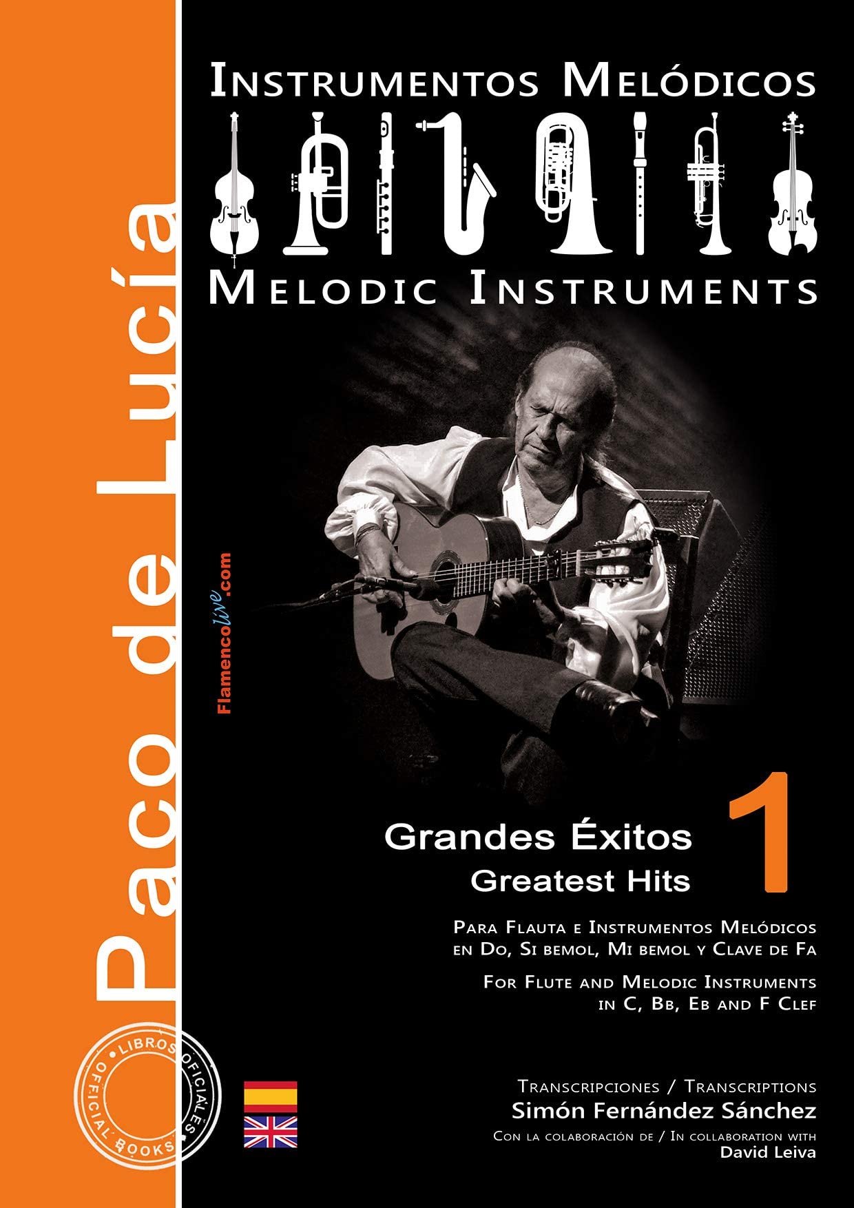 Grandes éxitos de Paco de Lucía para Instrumentos Melódicos Vol.1 Arts & Music