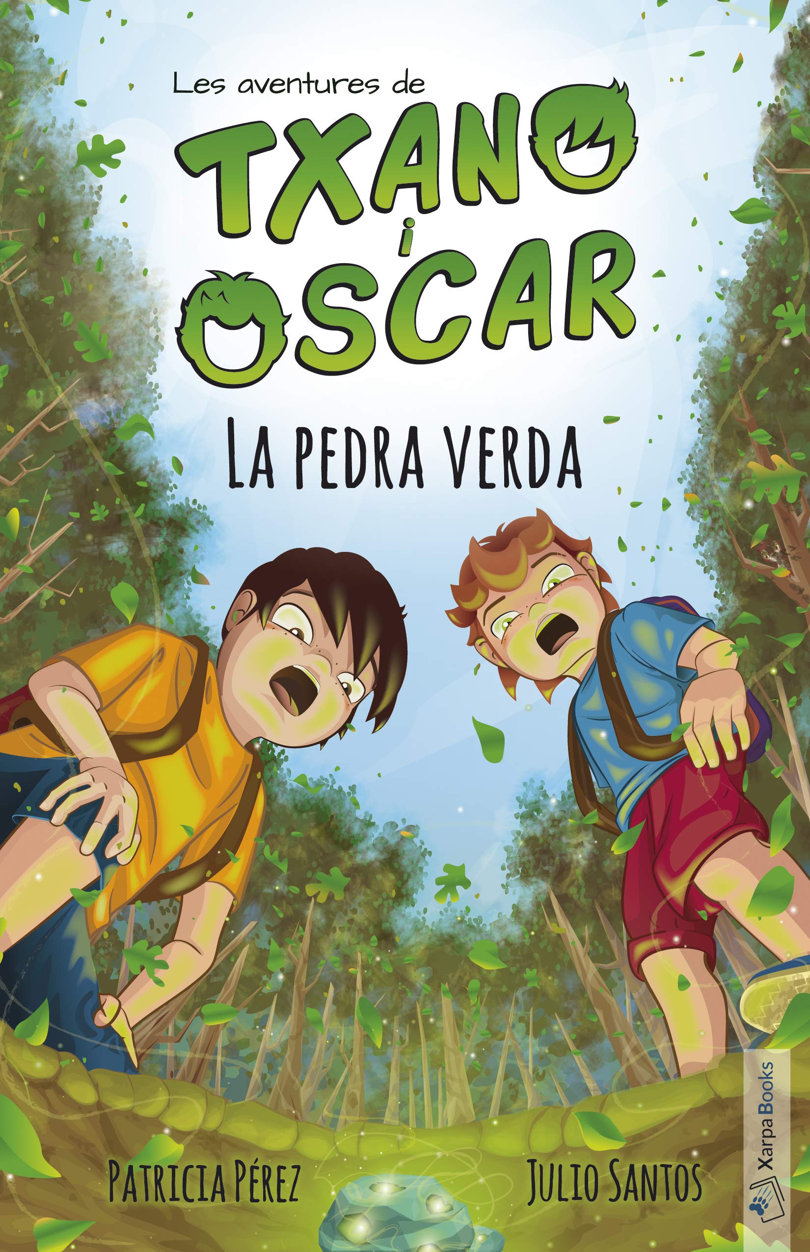 Txano i Òscar 1 - La pedra verda: Llibres il·lustrats d'aventures i misteri per a nens (7-12 anys) (Les aventures de Txano i Òscar, Band 1) Novels & Short Stories