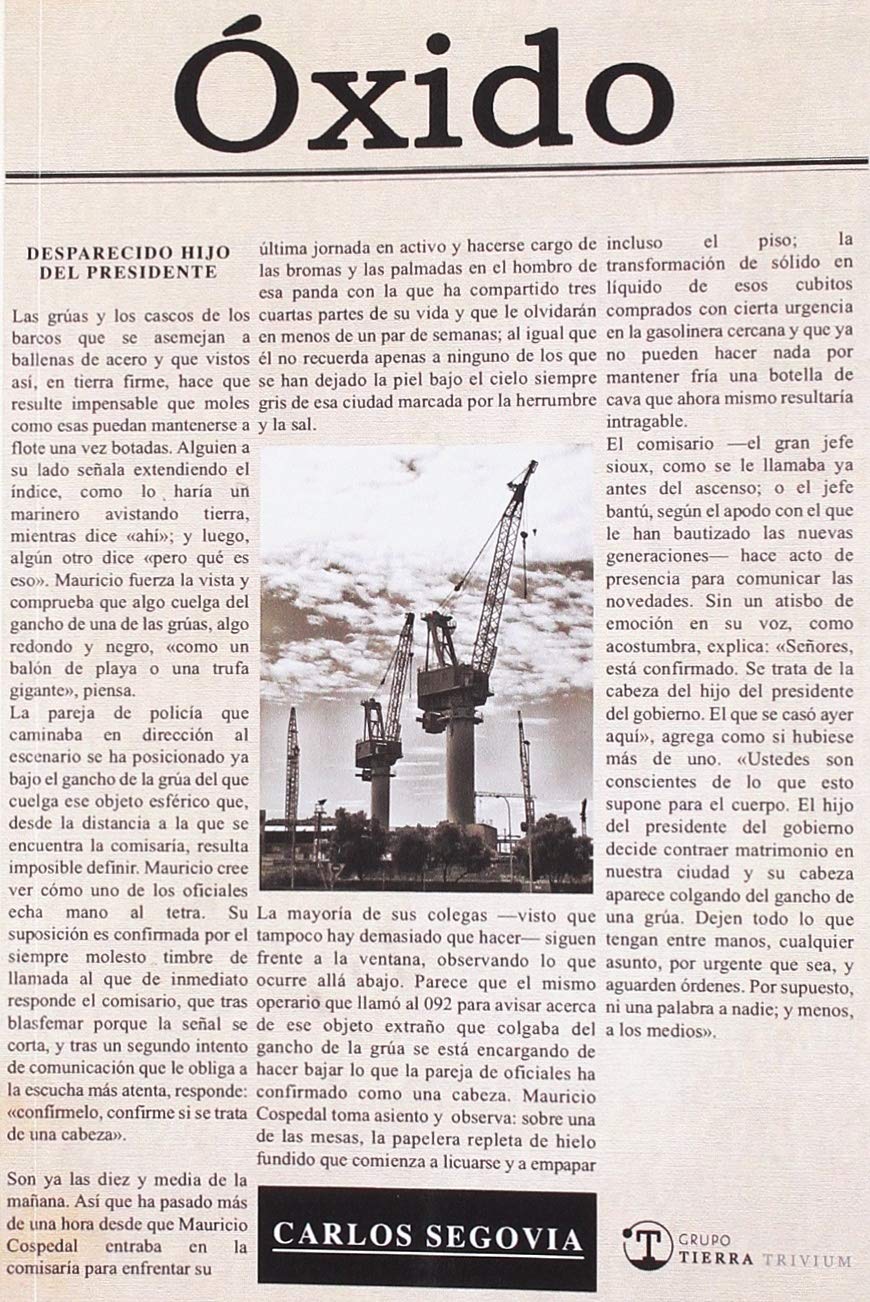 ÓXIDO (SANGRE Y TINTA, Band 4) Contemporary literature