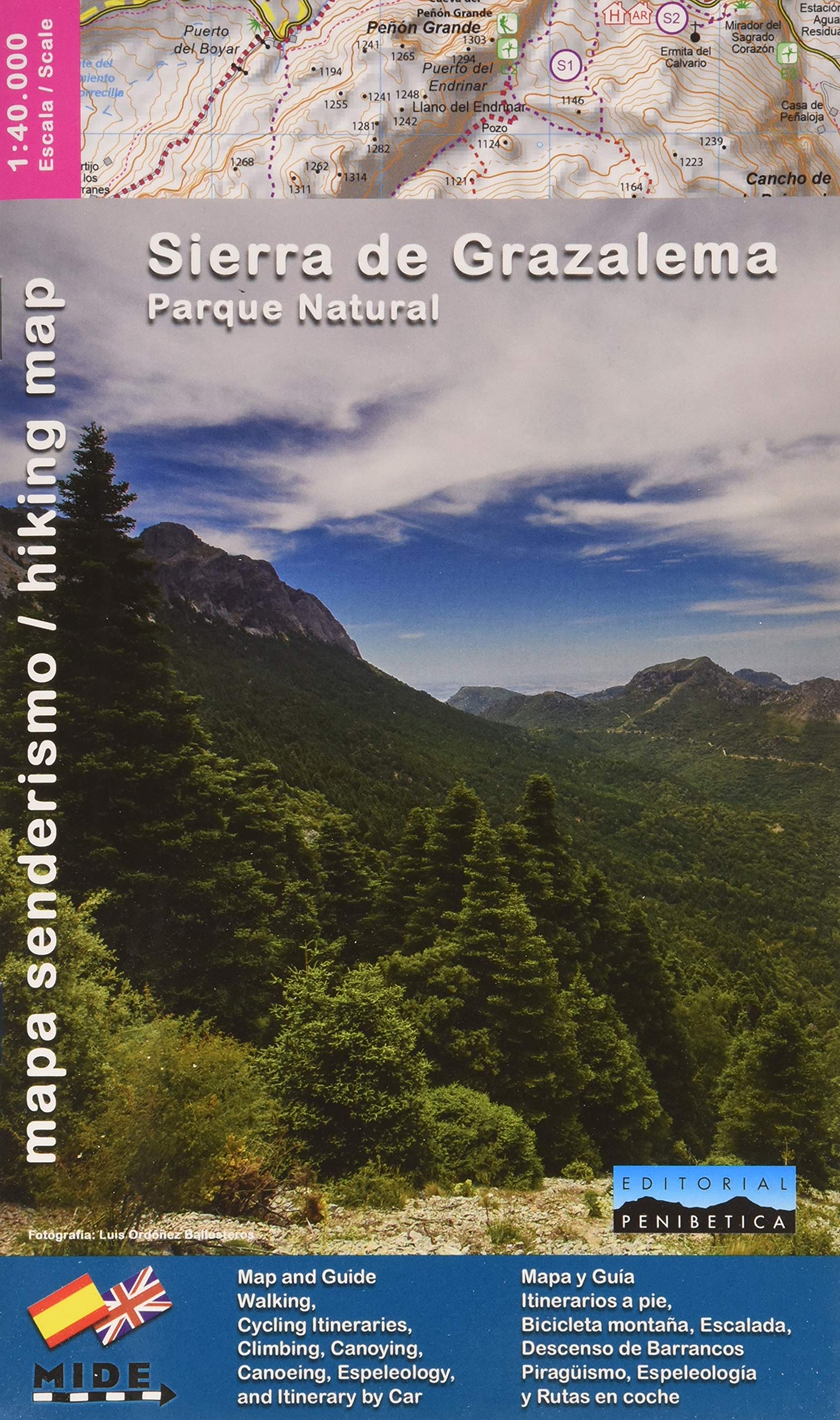 P.N. Sierra de Grazalema 1: 40.000 book