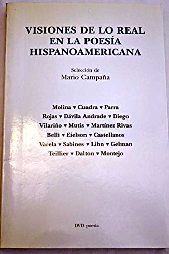Visiones de lo real en la poesía hispanoamericana Books
