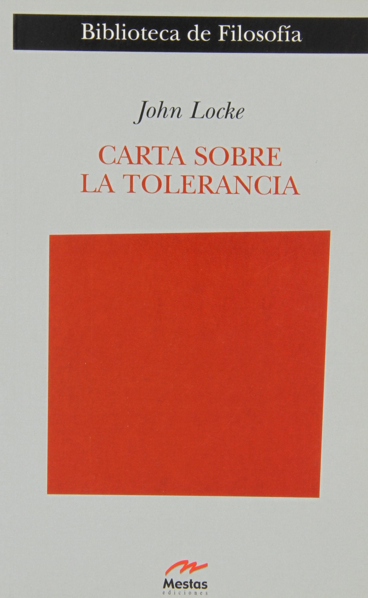 Carta Sobre La Tolerancia/ Letter of Tolerance book