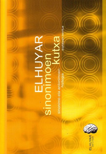 Sinonimoen Kutxa - Sinonimo Eta Antonimoen Hiztegia book
