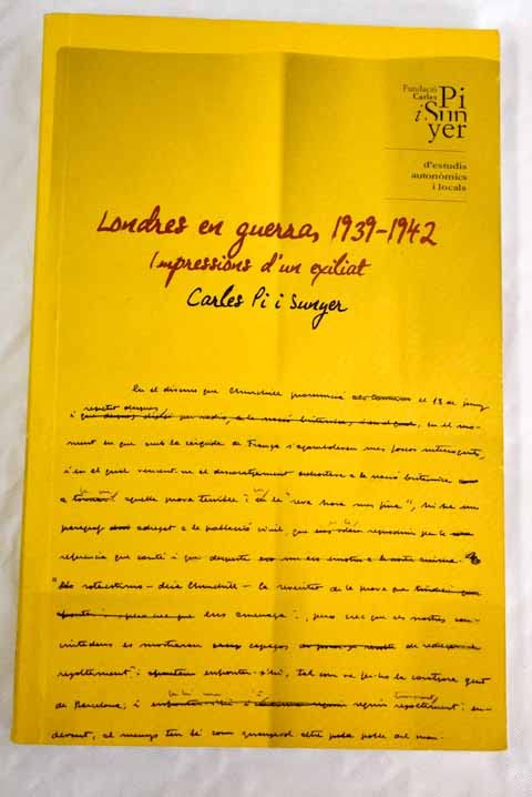 Londres en guerra, 1939-1942: impressions d'un exiliat Books