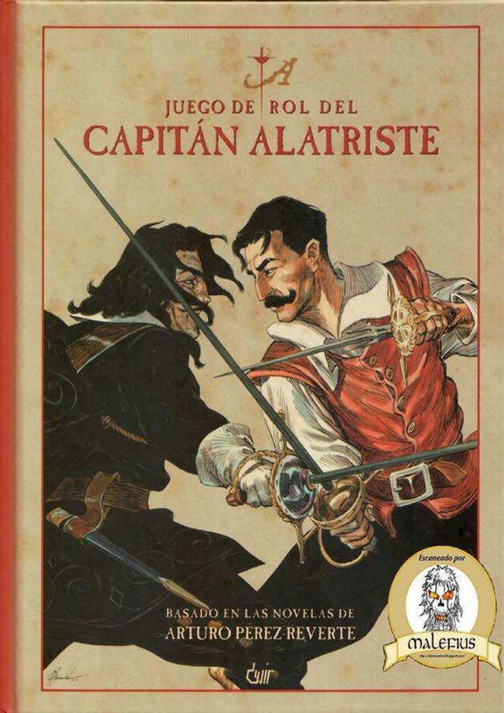 Juego de rol del "capitan alatriste" book