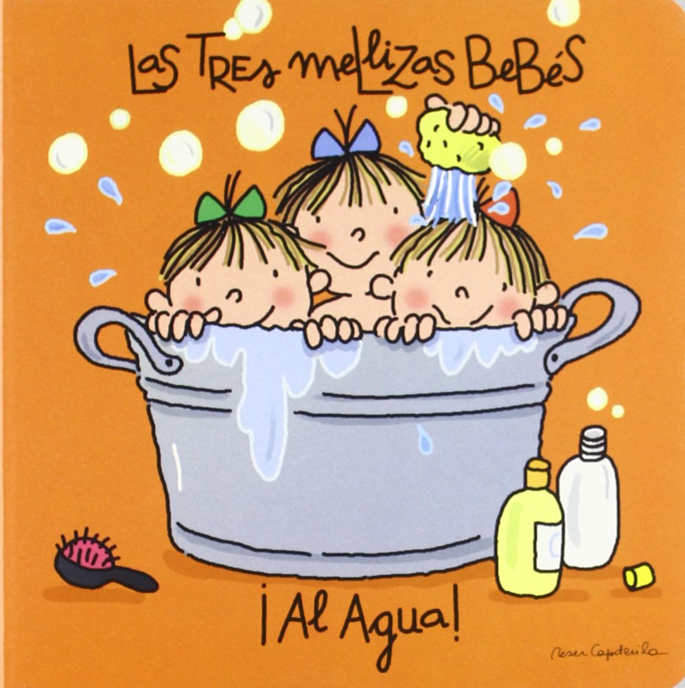 Las Tres Mellizas bebés. ¡al agua! book
