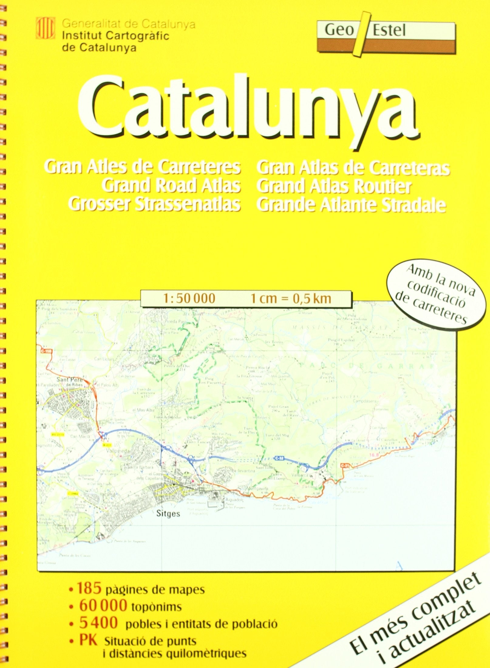Catalunya Road Atlas geo/estel (+r) book