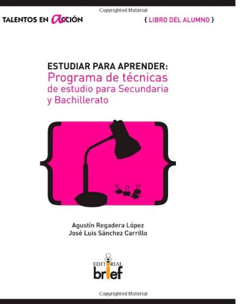 Estudiar para aprender : programa de técnicas de estudio para secundaria y bachillerato book