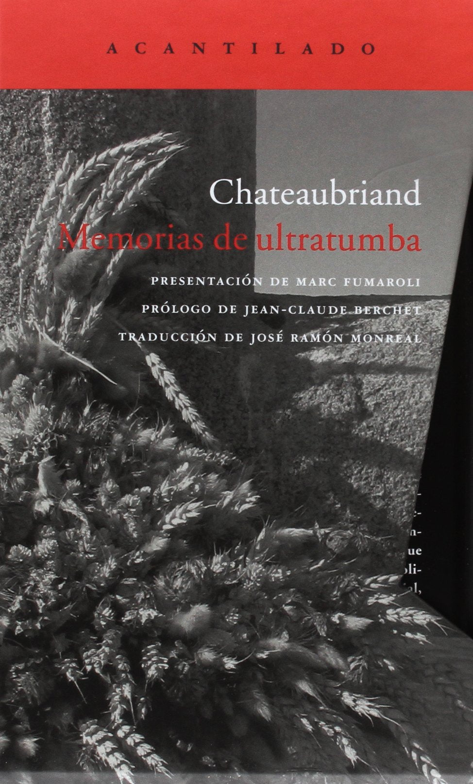 Memorias de ultratumba Philosophy