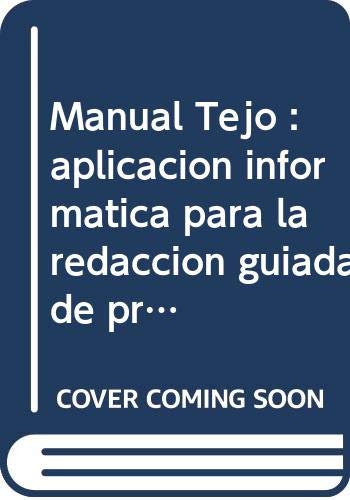 Manual Tejo : aplicación informática para la redacción guiada de proyectos de ordenación de montes en Andalucía Books