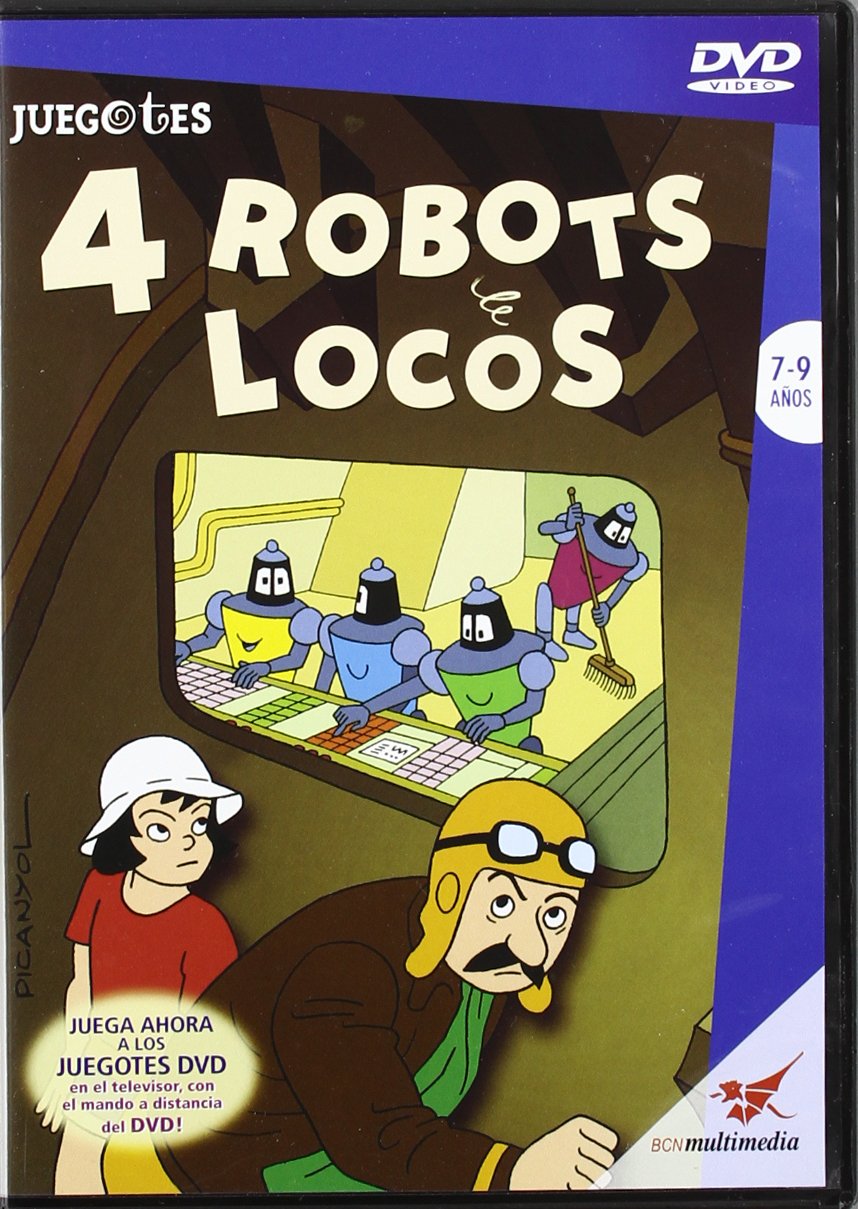 Juegotes DVD. Cuatro robots locos Learning & Reference