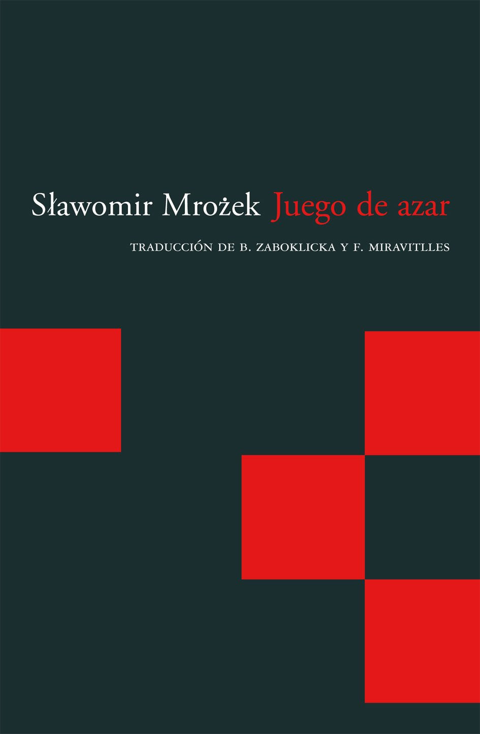 Juego de azar (Acantilado Bolsillo, Band 12) Contemporary literature