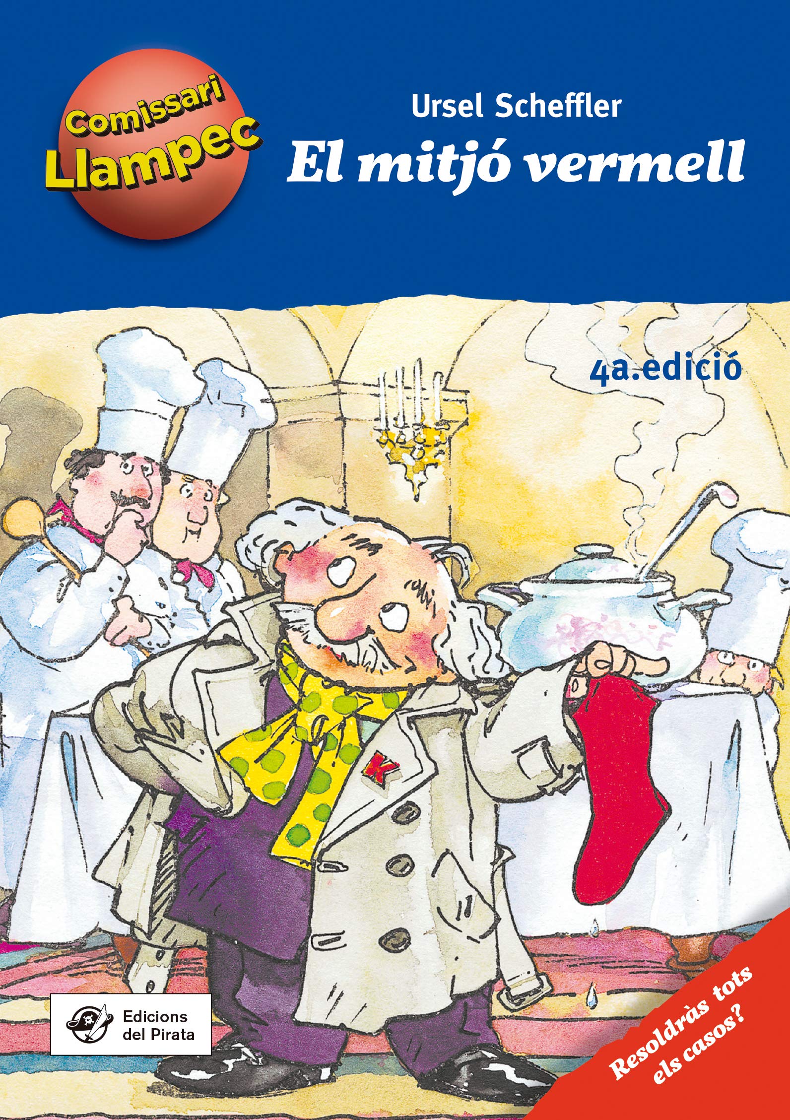 El mitjó vermell: Llibre de detectius per a nens de 8 anys amb casos per resoldre anant davant del mirall! Llibre per nens en català 6-9 years