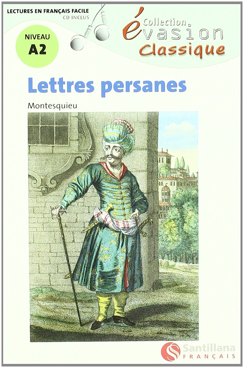 EVASION CLASSIQUE NIVEAU 2 LES LETTRES PERSANES + CD book
