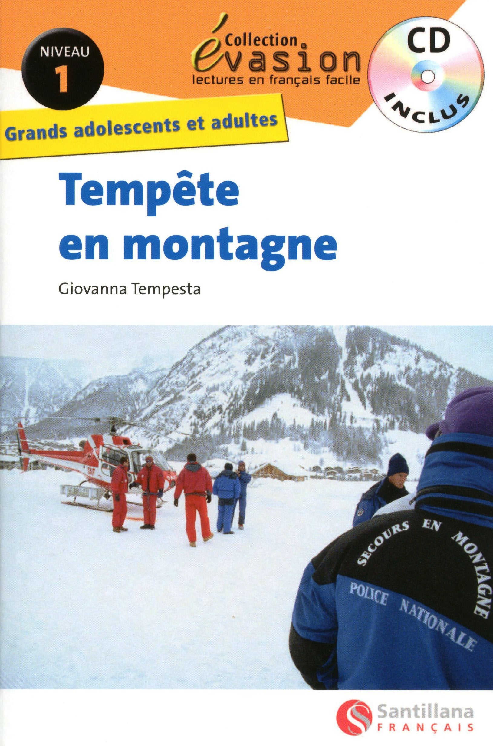 EVASION NIVEAU 1 TEMPETE EN MONTAGNE + CD book