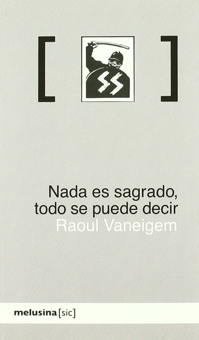Nada es sagrado, todo se puede decir book