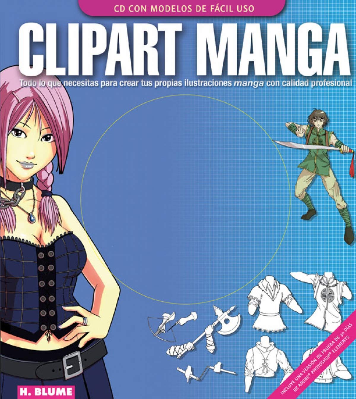 Clipart manga/ Clipart Manga book