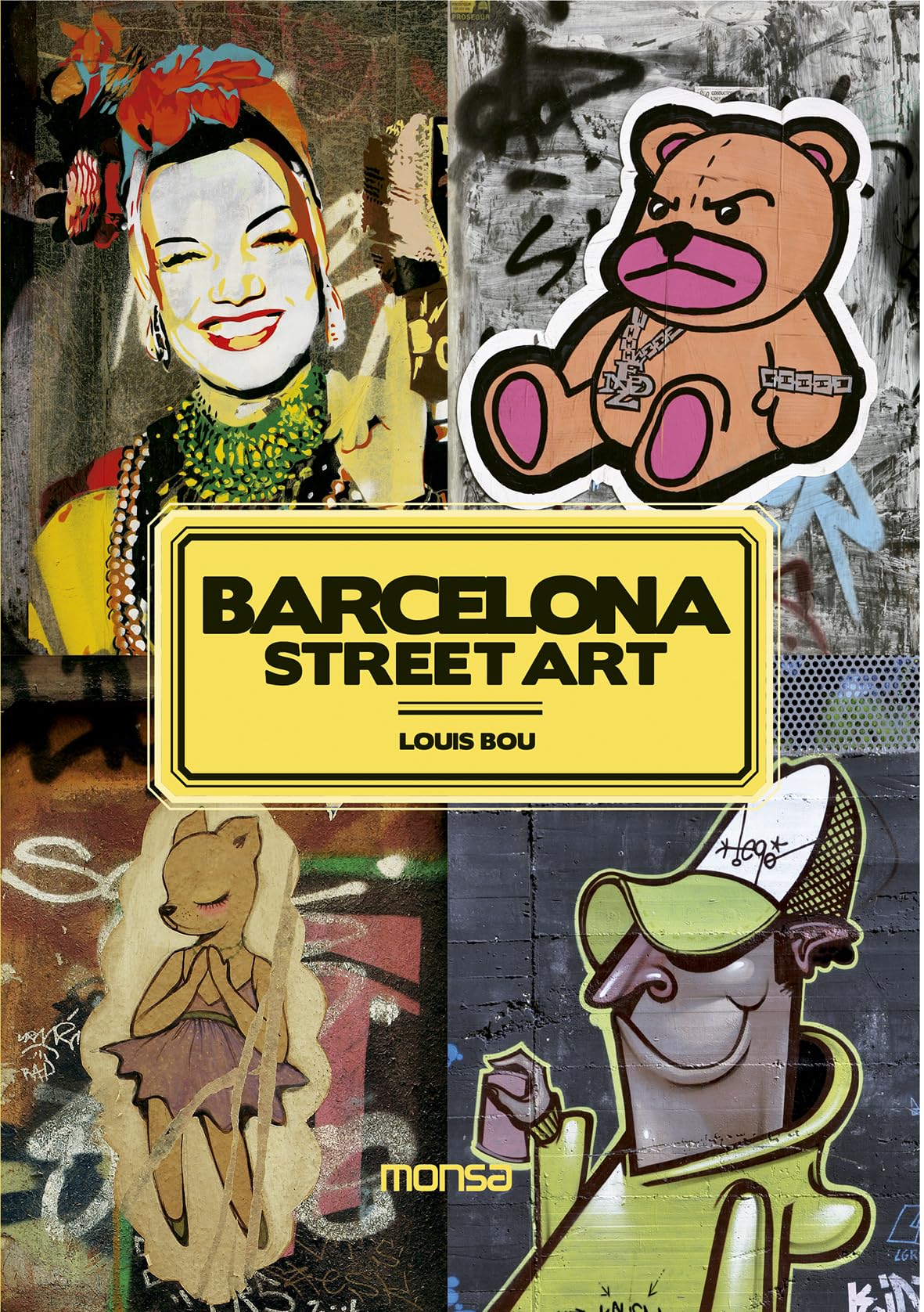 Barcelona graffiti street full of arts Film, Art & Culture