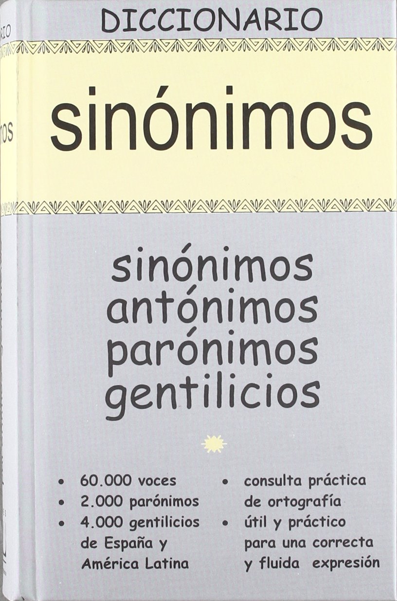 Diccionario sinónimos : sinónimos, antónimos, parónimos, gen Non-fiction