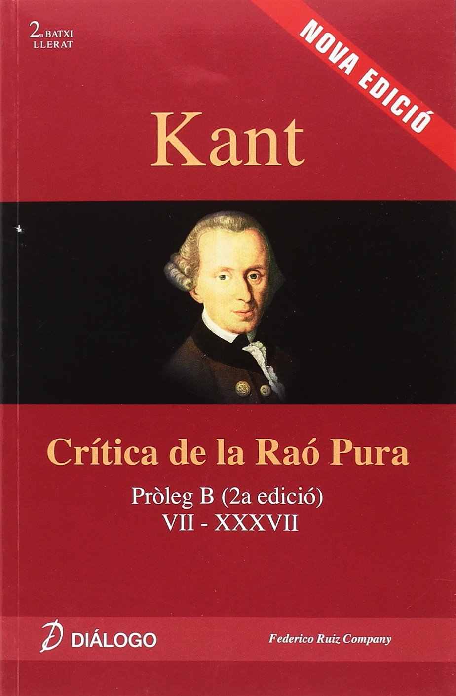 Kant : crítica de la raó pura : pròleg B (VII-XXXVII) book