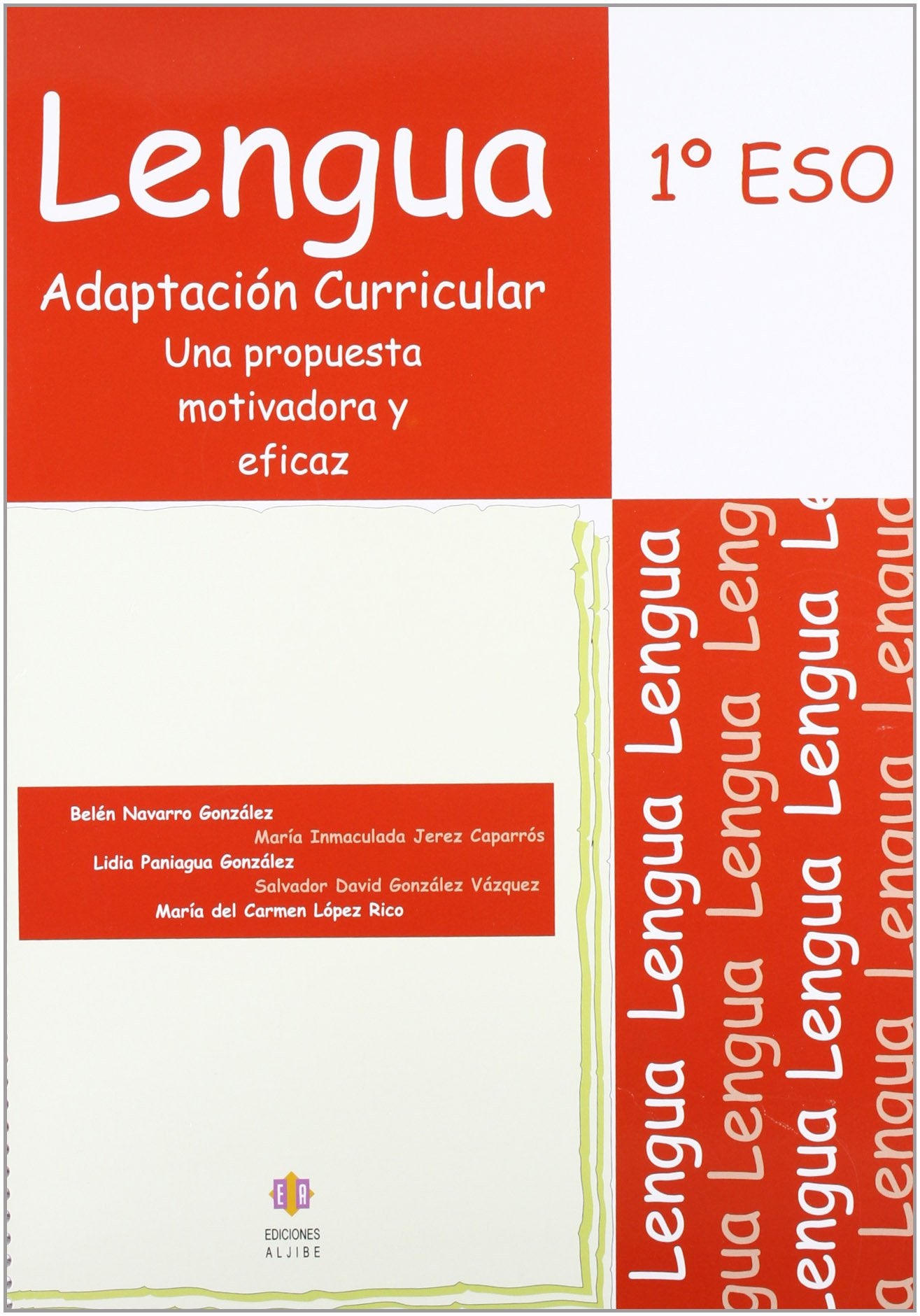 Lengua, 1 ESO. Adaptación curricular Books