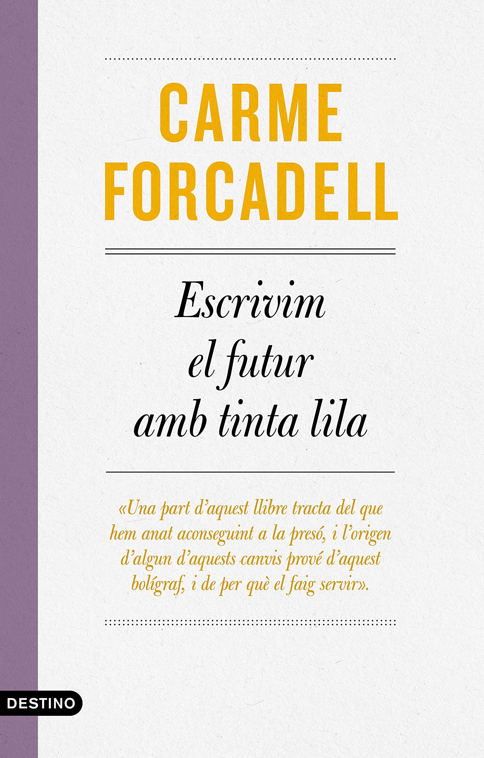 Escrivim el futur amb tinta lila book