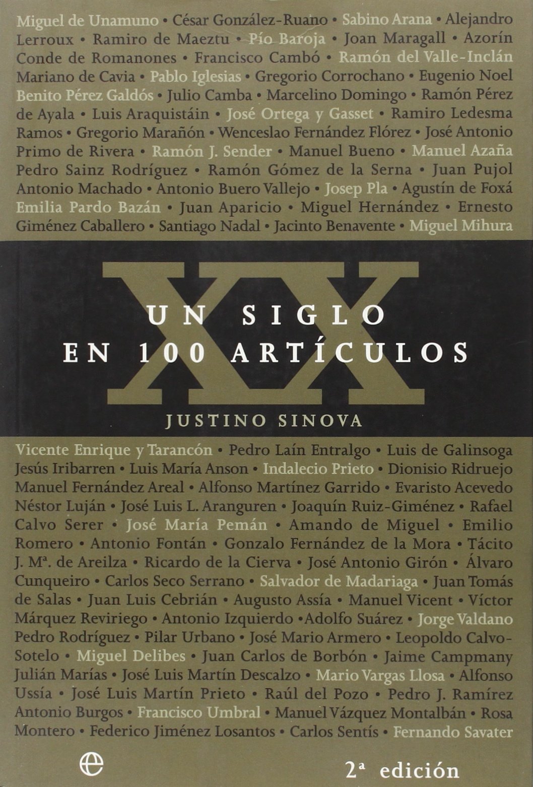 Un siglo en 100 artículos / A century in 100 articles book