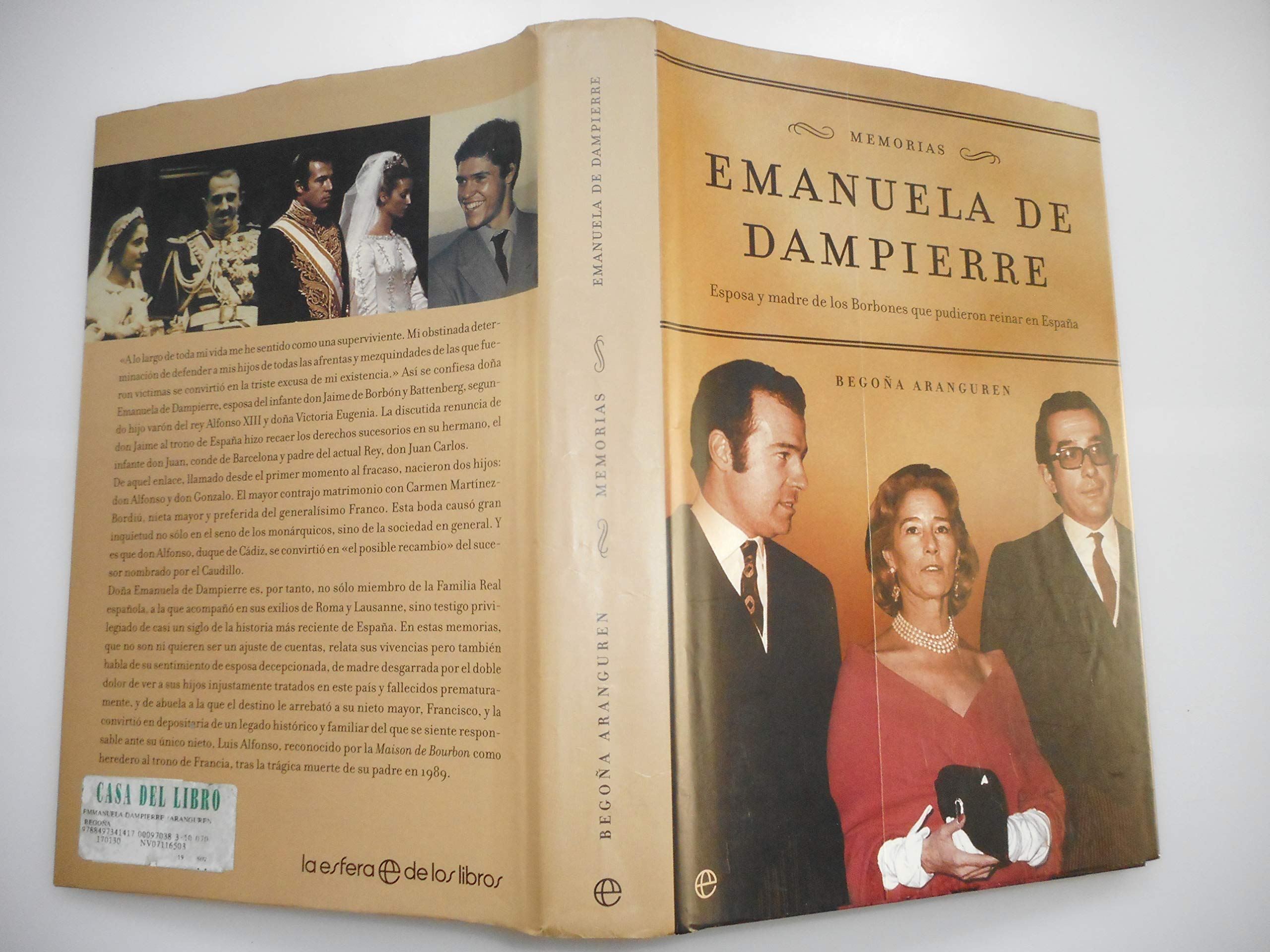 Emanuela de Dampierre, memorias : esposa y madre de los Borbones que pudieron reinar en España Inspiring women
