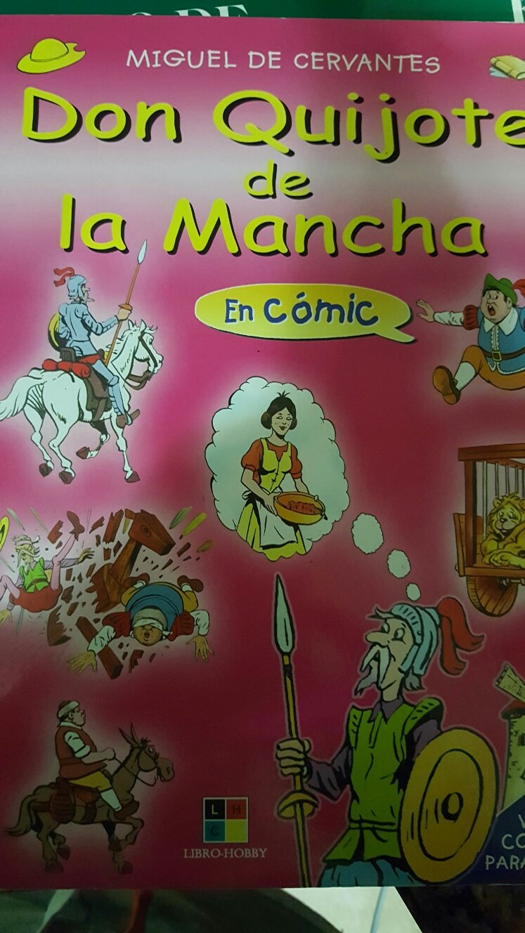 Don quijote de la Mancha en comic(+7 años) book