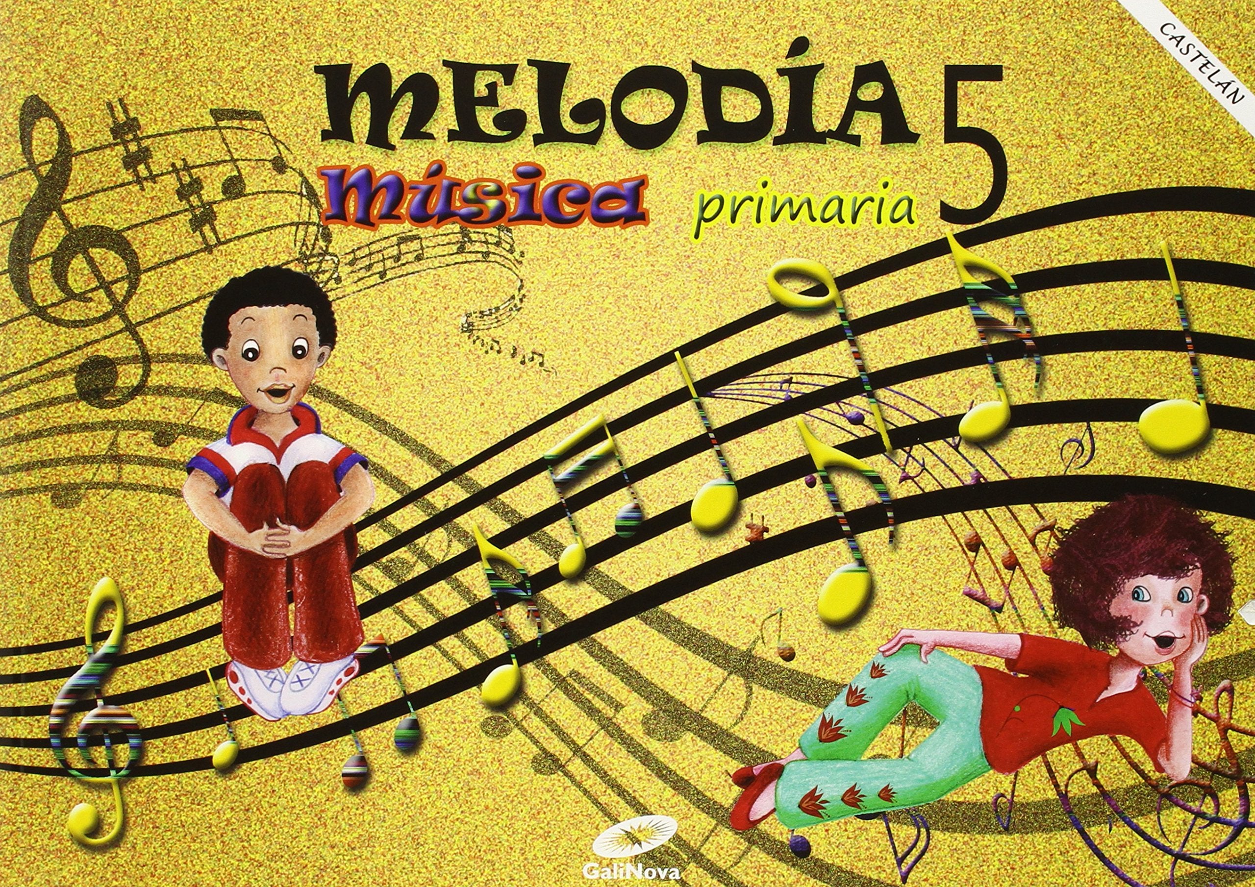 E.P.-MELODIA. MUSICA 5º (GALICIA - CASTELAN) (2014 book
