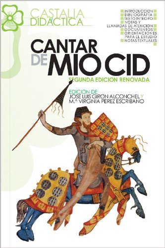Cantar de Mio Cid . (CASTALIA DIDACTICA. C/D., Band 35) Contemporary literature