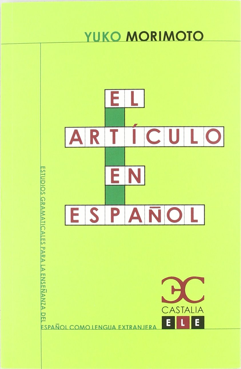 El artículo en español Contemporary literature Books