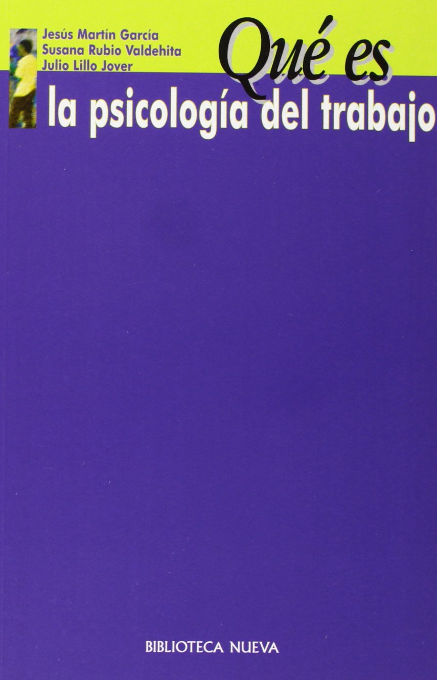 Qué es la psicología del trabajo book