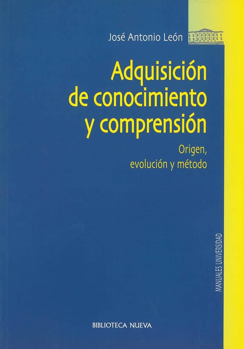 Adquisición de conocimiento y comprensión book