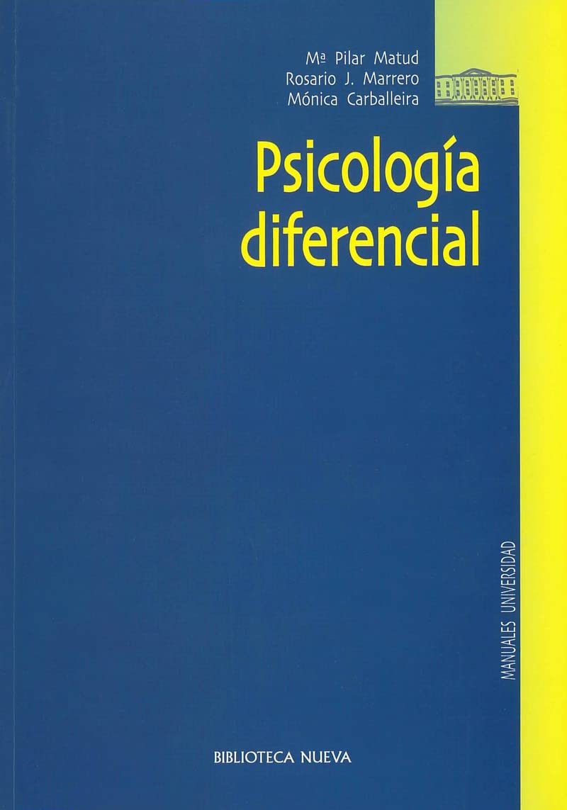 Psicología diferencial (Manuales Universidad) Medicine
