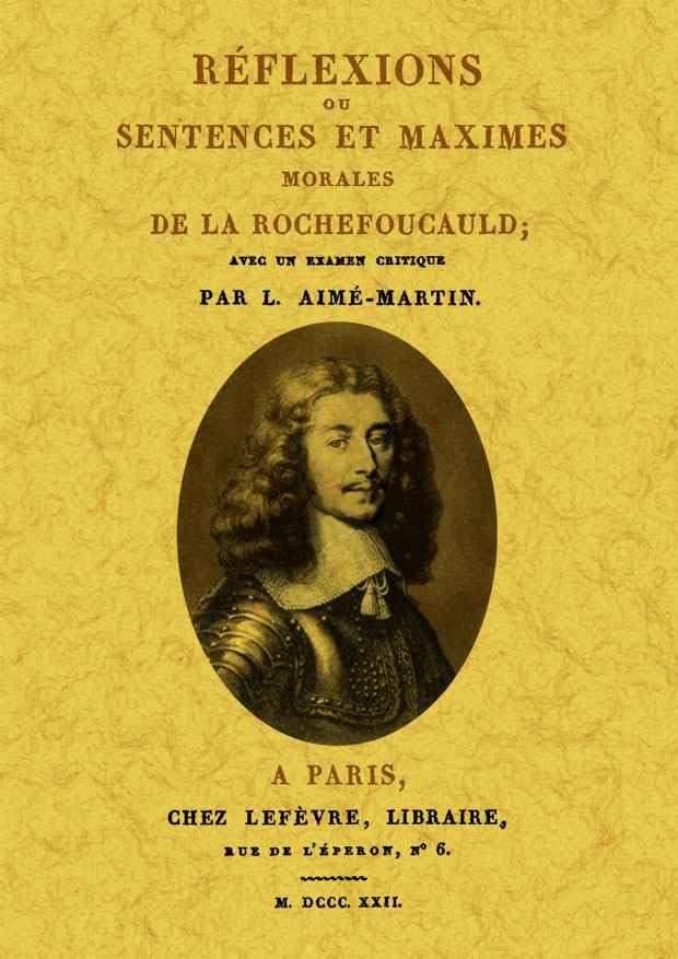 Reflexions ou sentences et maximes morales de la Rochefoucauld Books