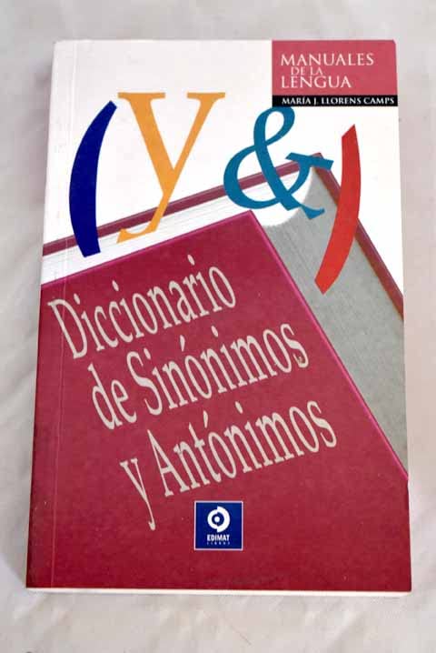 Product Image: Diccionario de sinónimos y antónimos