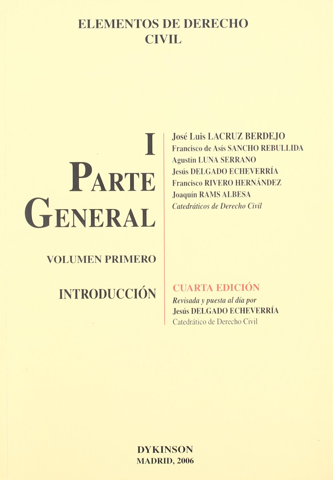 Parte general book